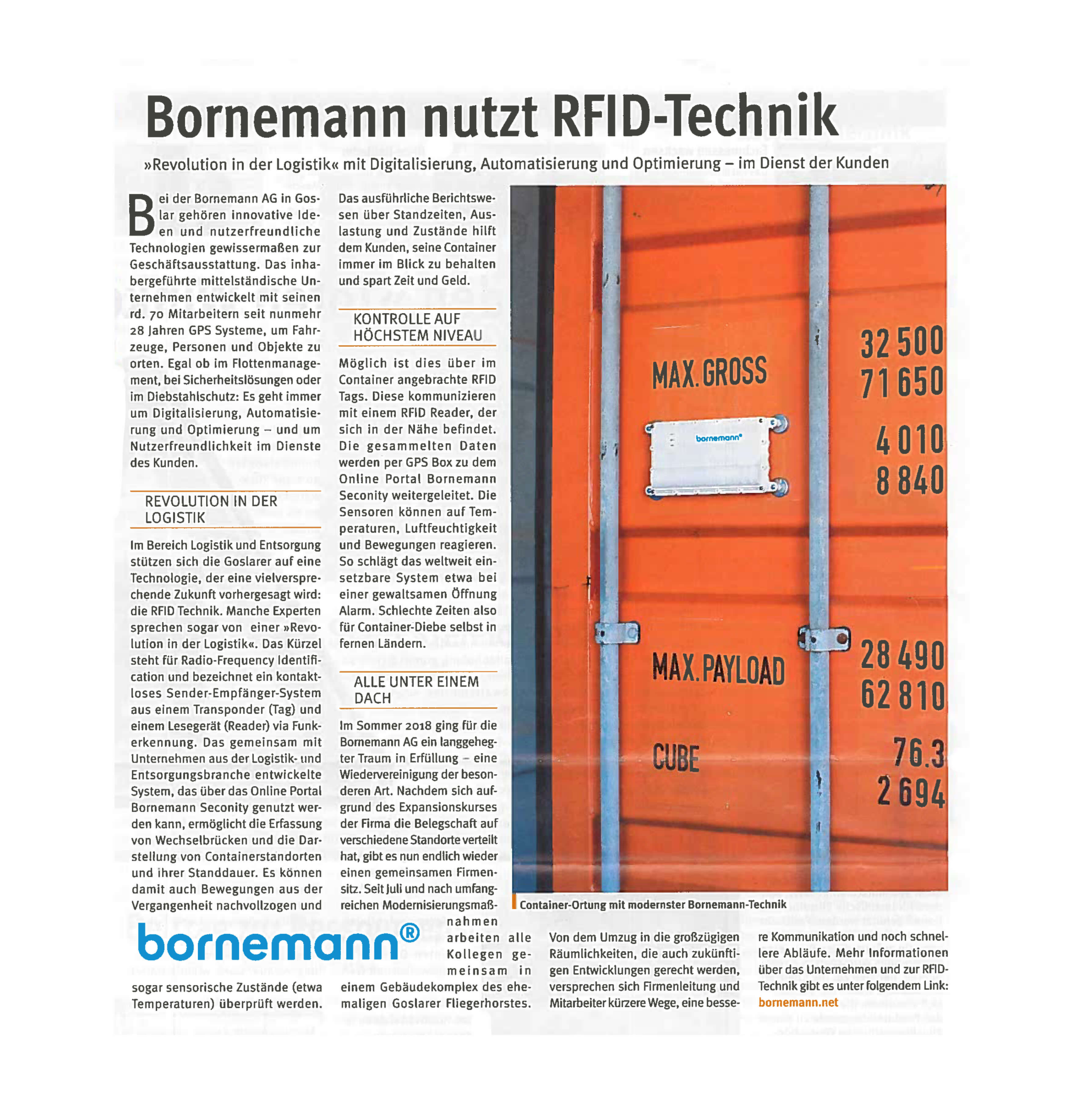 das magazin vom wfzruhr stellt rfid tags von bornemann vor