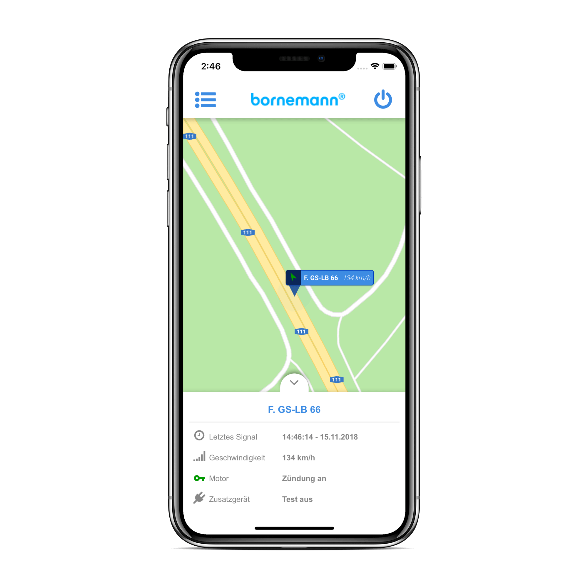 Bornemann Infleet Update App Live Ortung