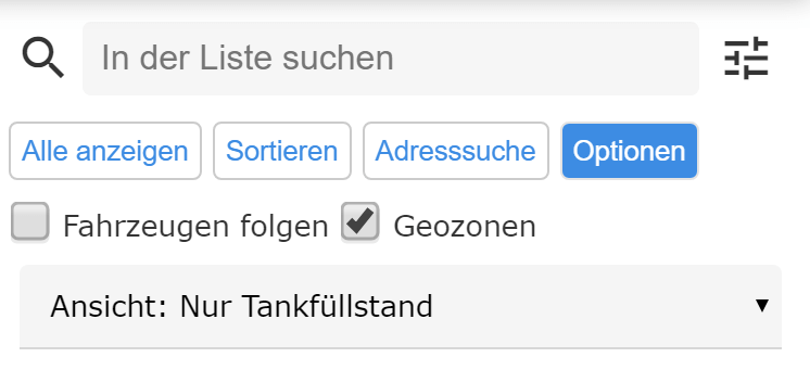 Füllstände im Infleet Anzeigen
