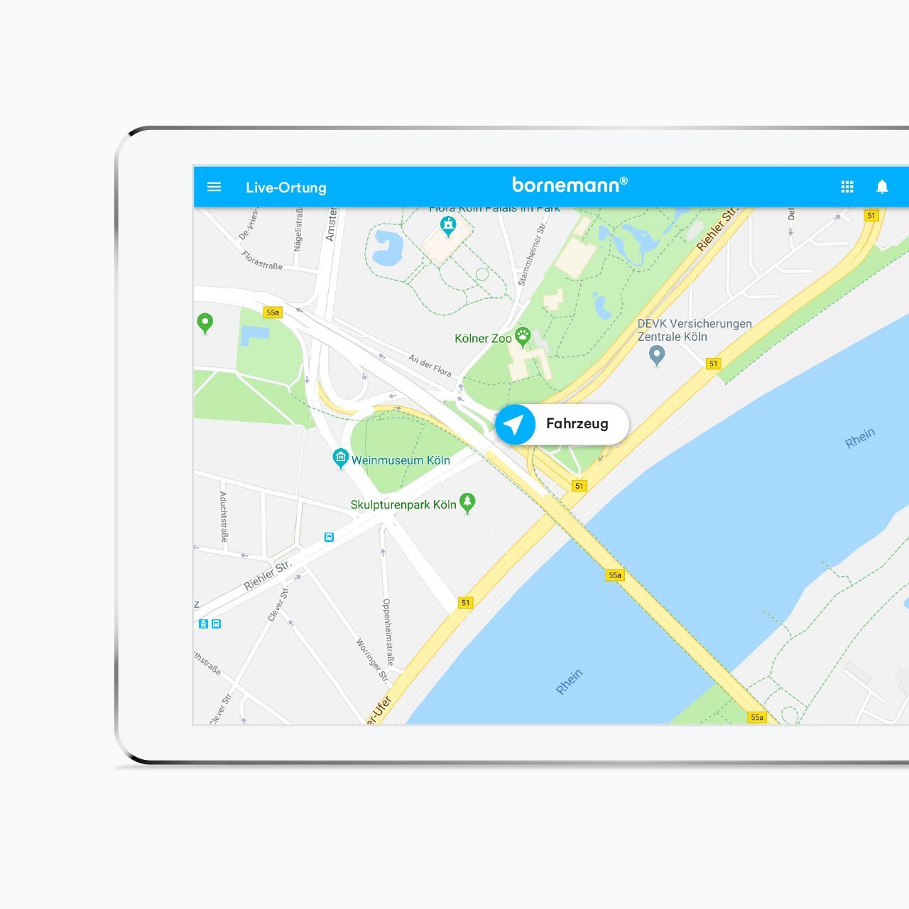 GPS Fahrzeugortung von Bornemann